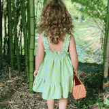 Vestido de niña verde Cocote & Charanga