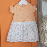 Vestido tricot con diseño floral recién nacida | Dr. Kid by Charanga