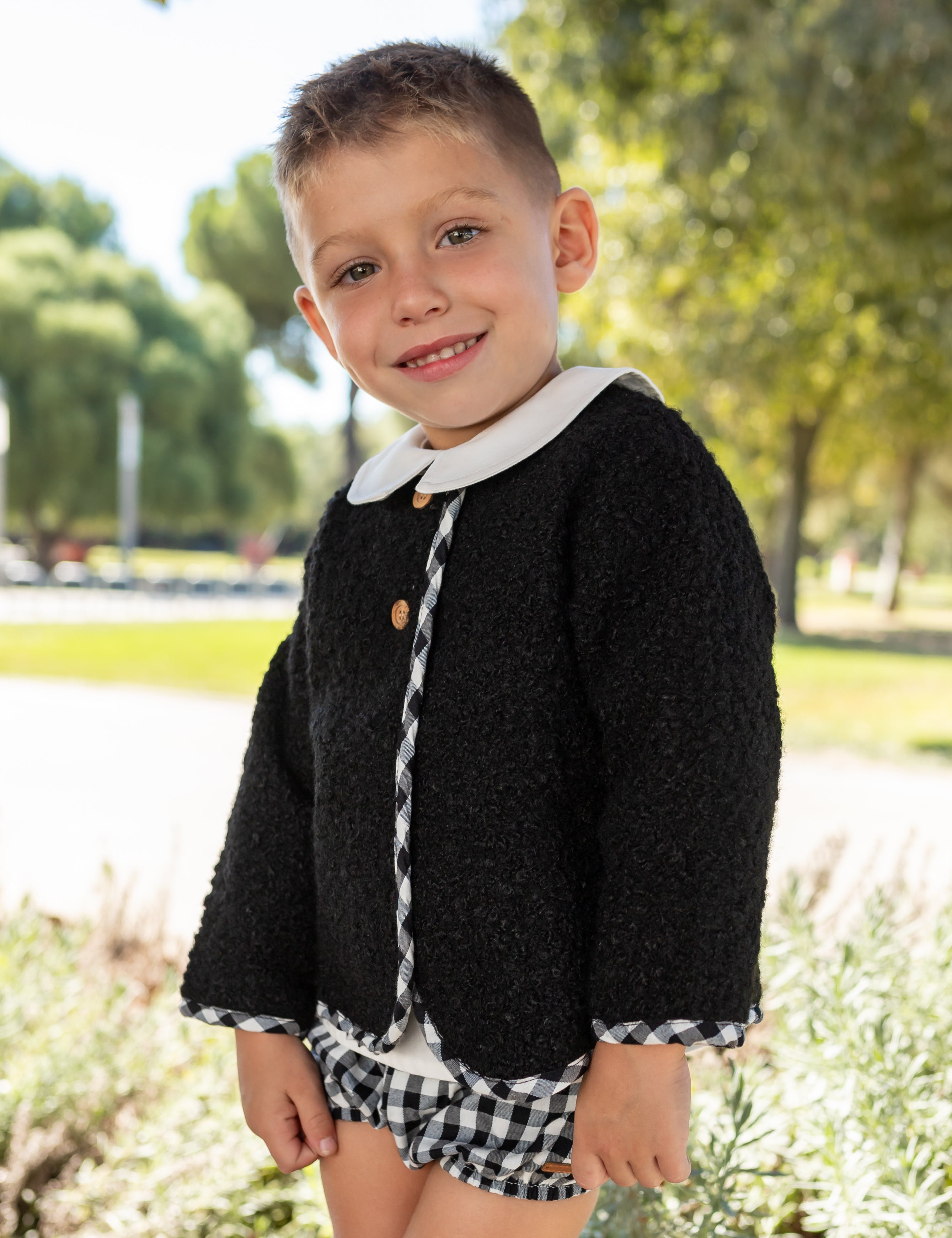 Abrigo de bebé color negro Cocote & Charanga Charanga