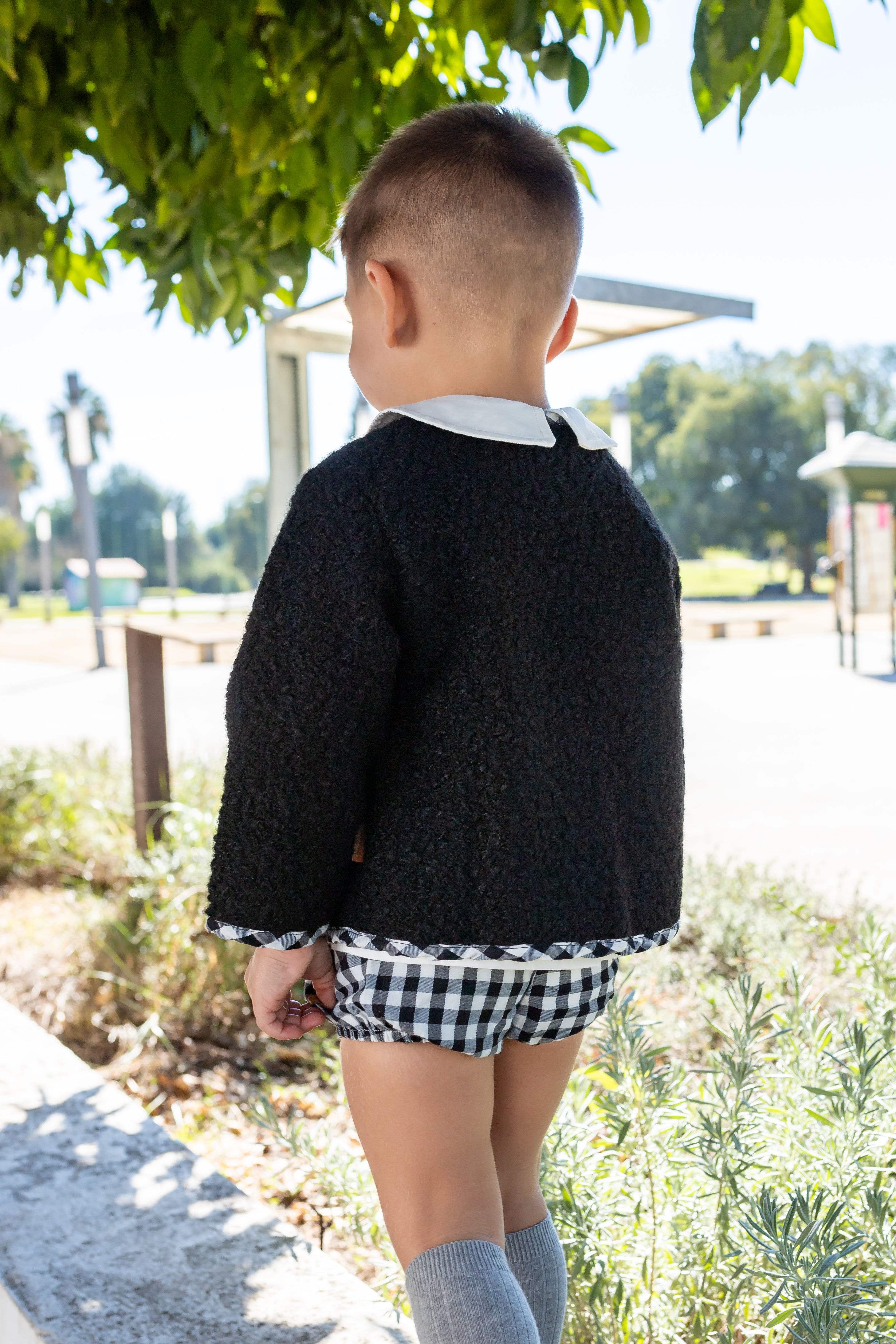 Abrigo de bebé color negro Cocote & Charanga Charanga