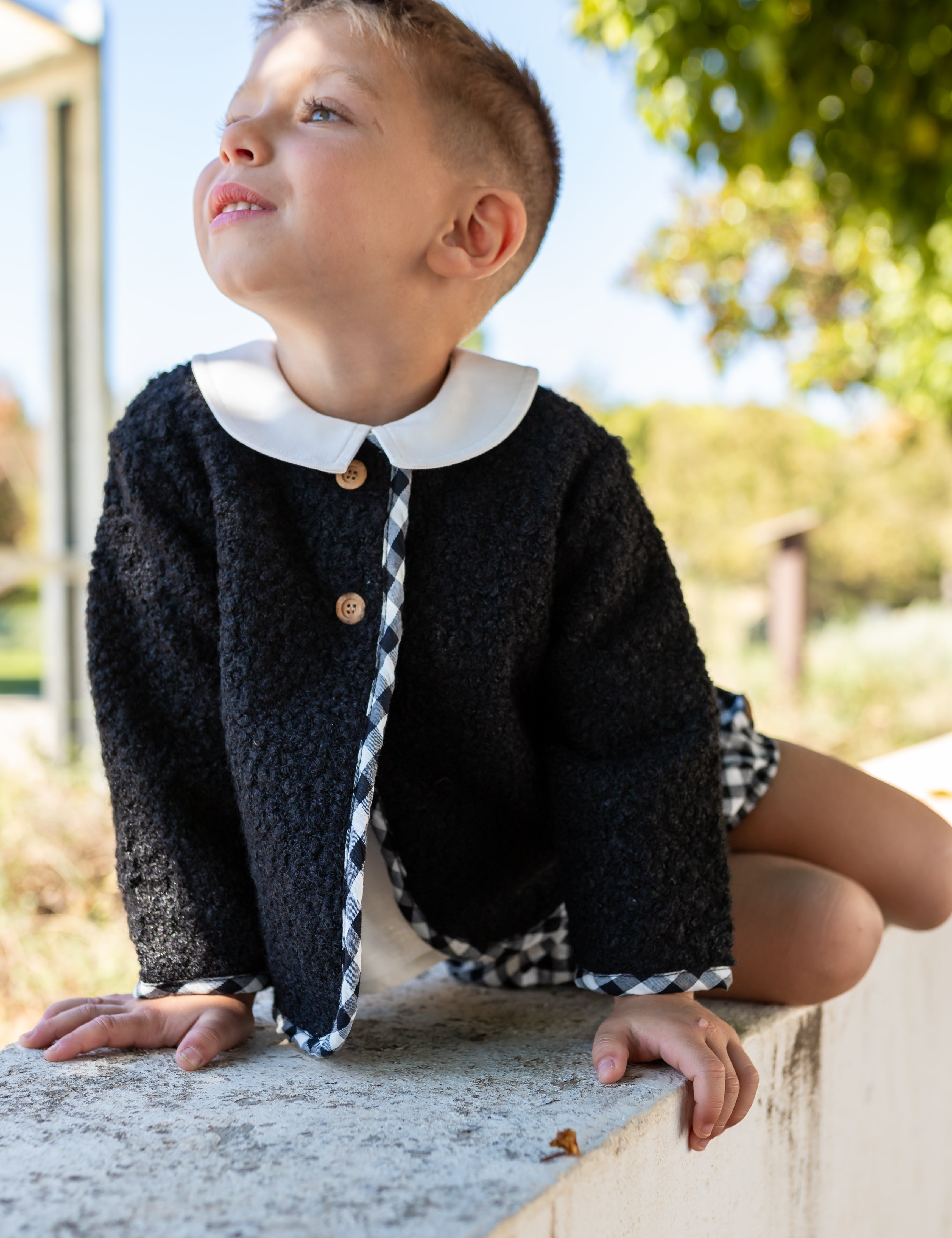 Abrigo de bebé color negro Cocote & Charanga Charanga