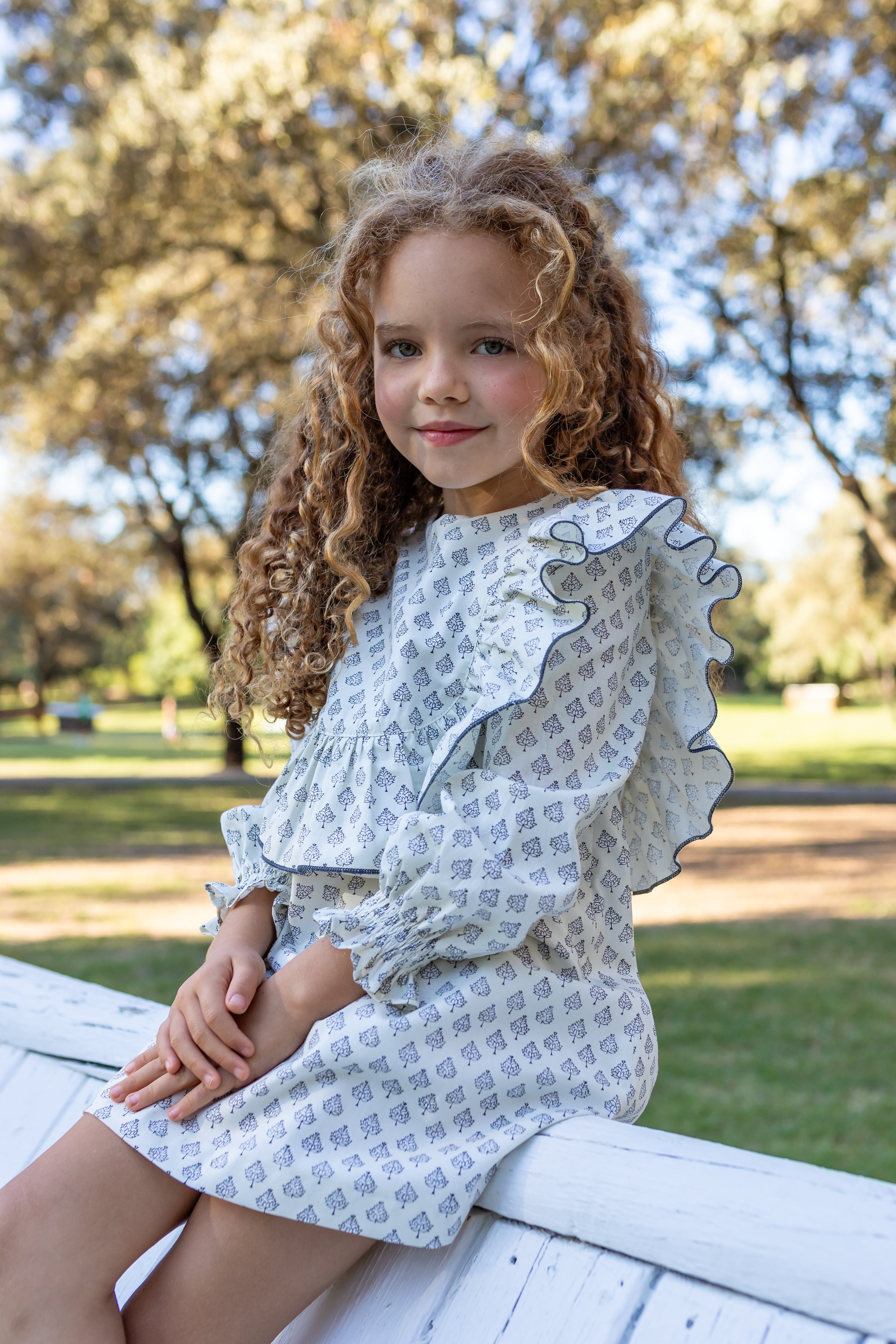 Vestido de niña crudo Cocote & Charanga Charanga