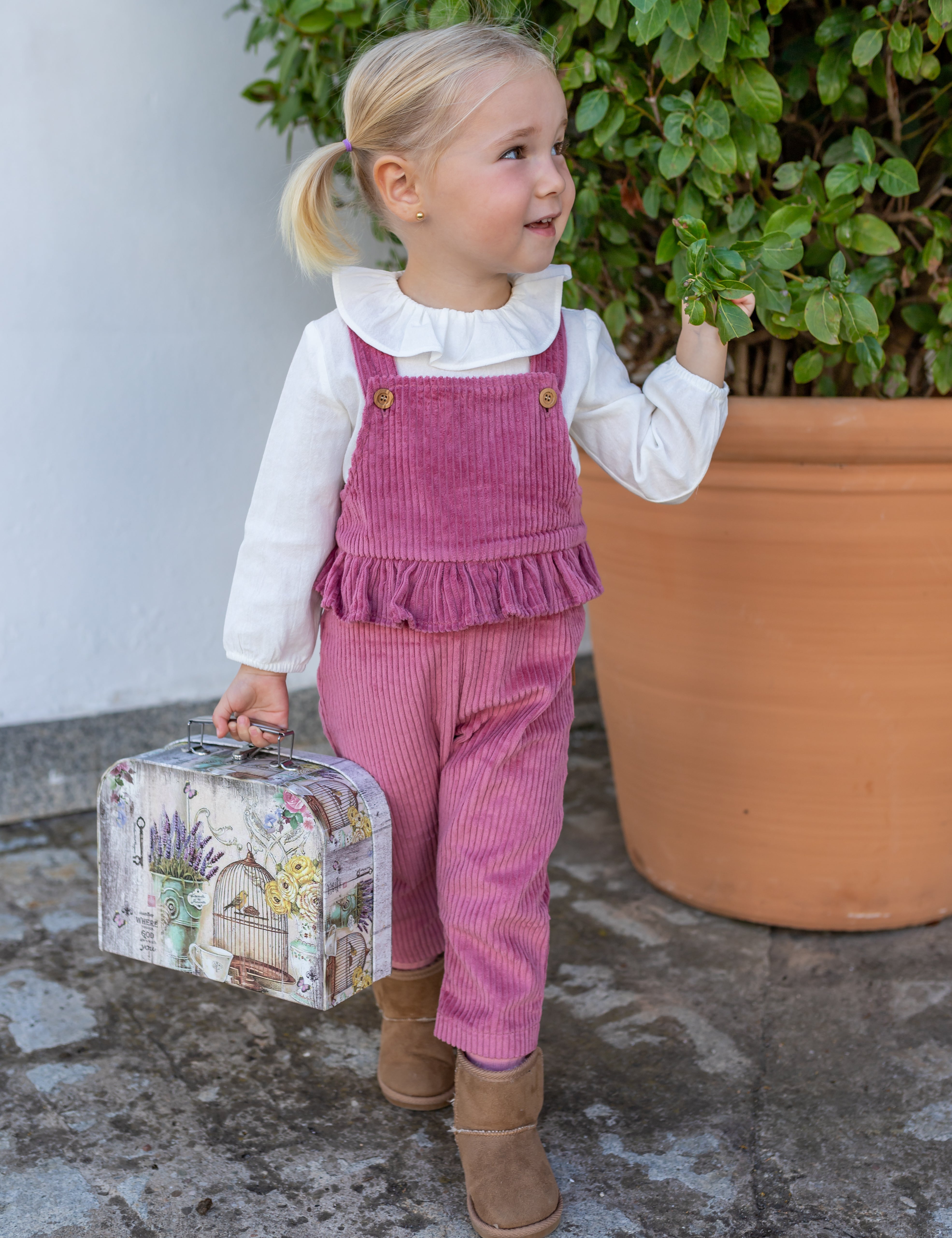 Peto de bebé rosa Cocote & Charanga Charanga