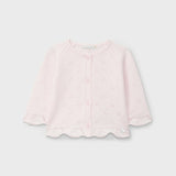 Rebeca tricotosa rosa perforada recién nacida | Dr. Kid by Charanga