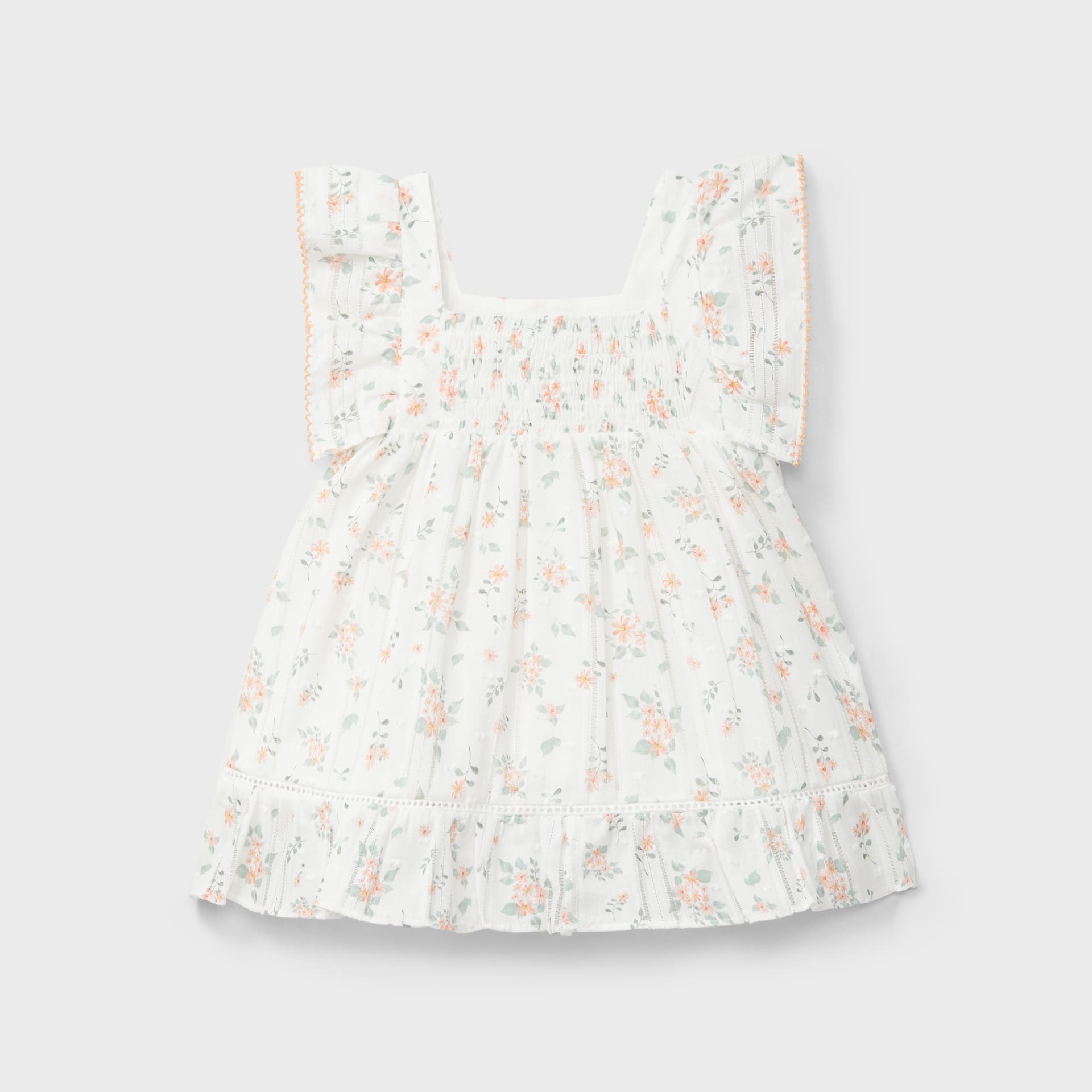 Vestido floral plumeti recién nacida | Dr. Kid by Charanga