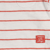 Camiseta de bebé coral