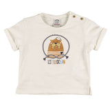 Camiseta de bebé color crudo VERANO/Outlet