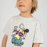 Camiseta de bebé gris VERANO/Outlet