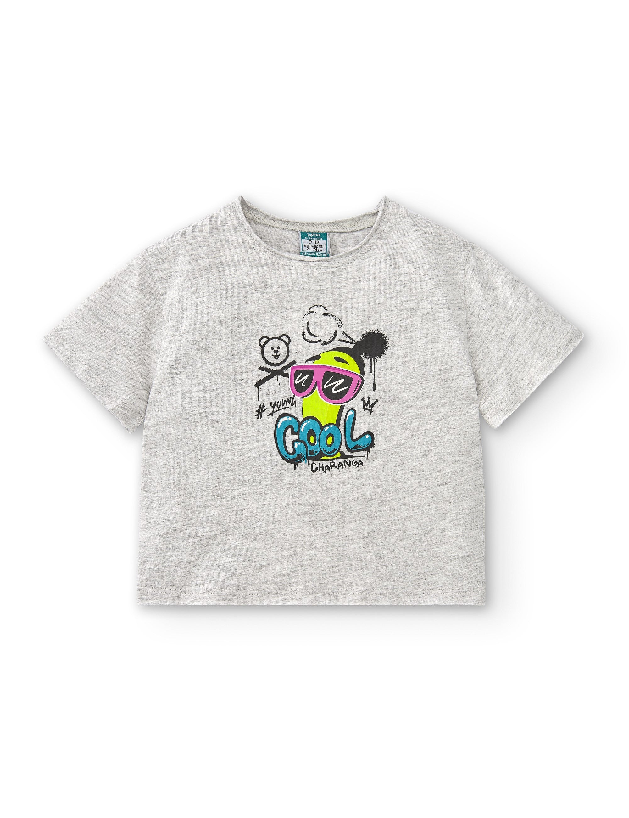 Camiseta de bebé gris VERANO/Outlet