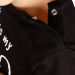 Camiseta de bebé color negro VERANO/Outlet