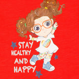 Camiseta de bebé color rojo VERANO/Outlet