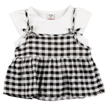Camiseta de niña cuadro VERANO/Outlet