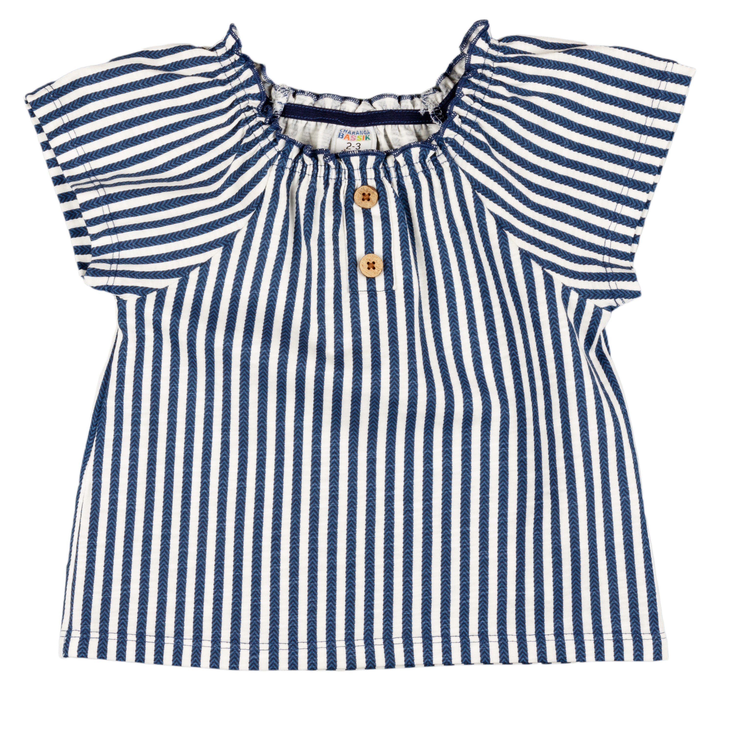 Camiseta de niña listado VERANO/Outlet