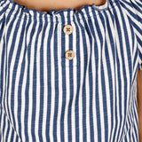 Camiseta de niña listado VERANO/Outlet