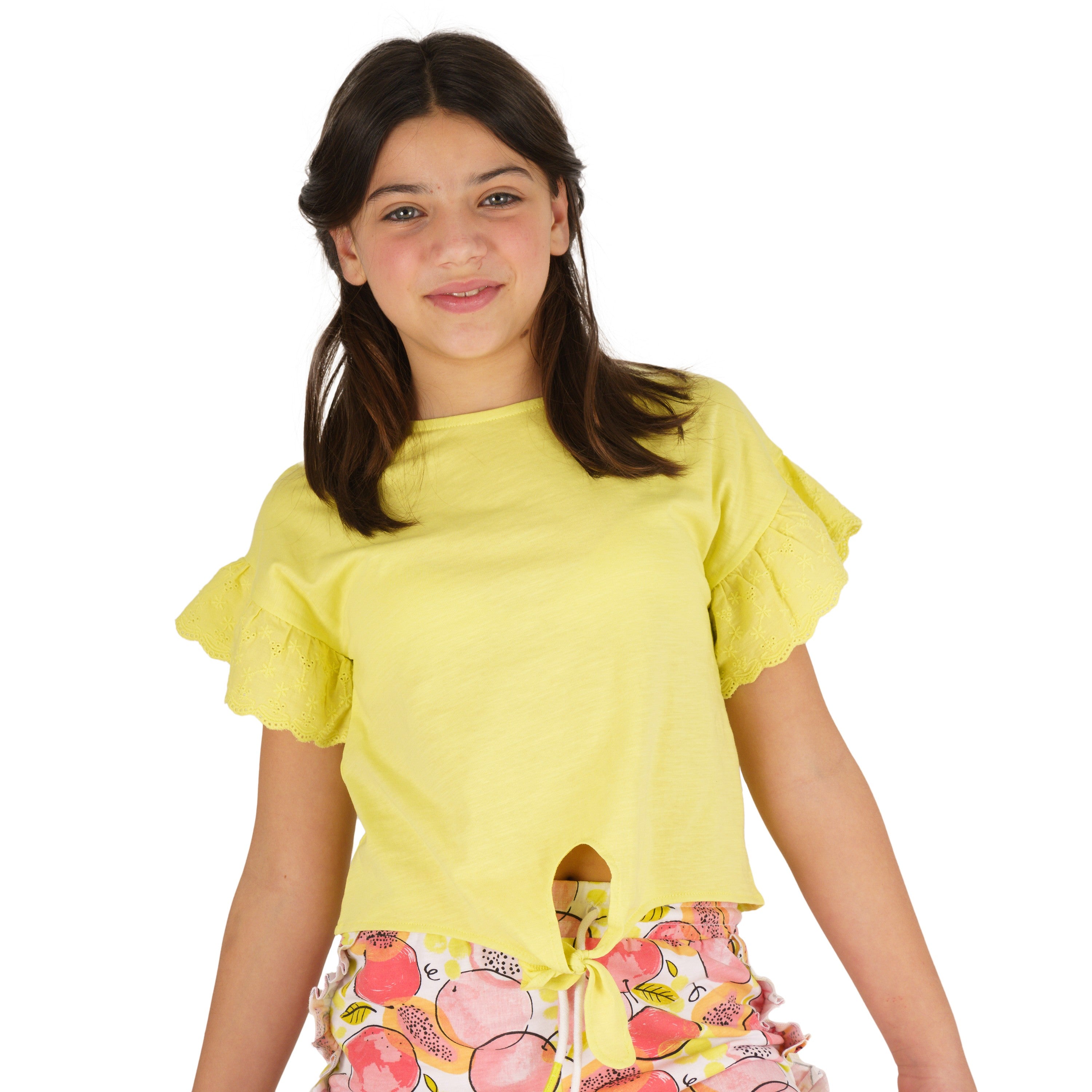 Camiseta de niña verde VERANO/Outlet