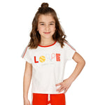 Camiseta de niña crudo VERANO/Outlet