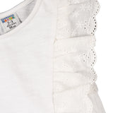 Camiseta de niña blanco VERANO/Outlet