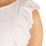 Camiseta de niña blanco VERANO/Outlet