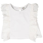 Camiseta de niña blanco VERANO/Outlet