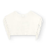 Camiseta de niña blanca detalle flecos VERANO/Outlet