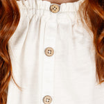 Camiseta de niña crudo VERANO/Outlet