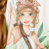 Camiseta de niña color crudo VERANO/Outlet