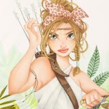 Camiseta de niña color crudo VERANO/Outlet