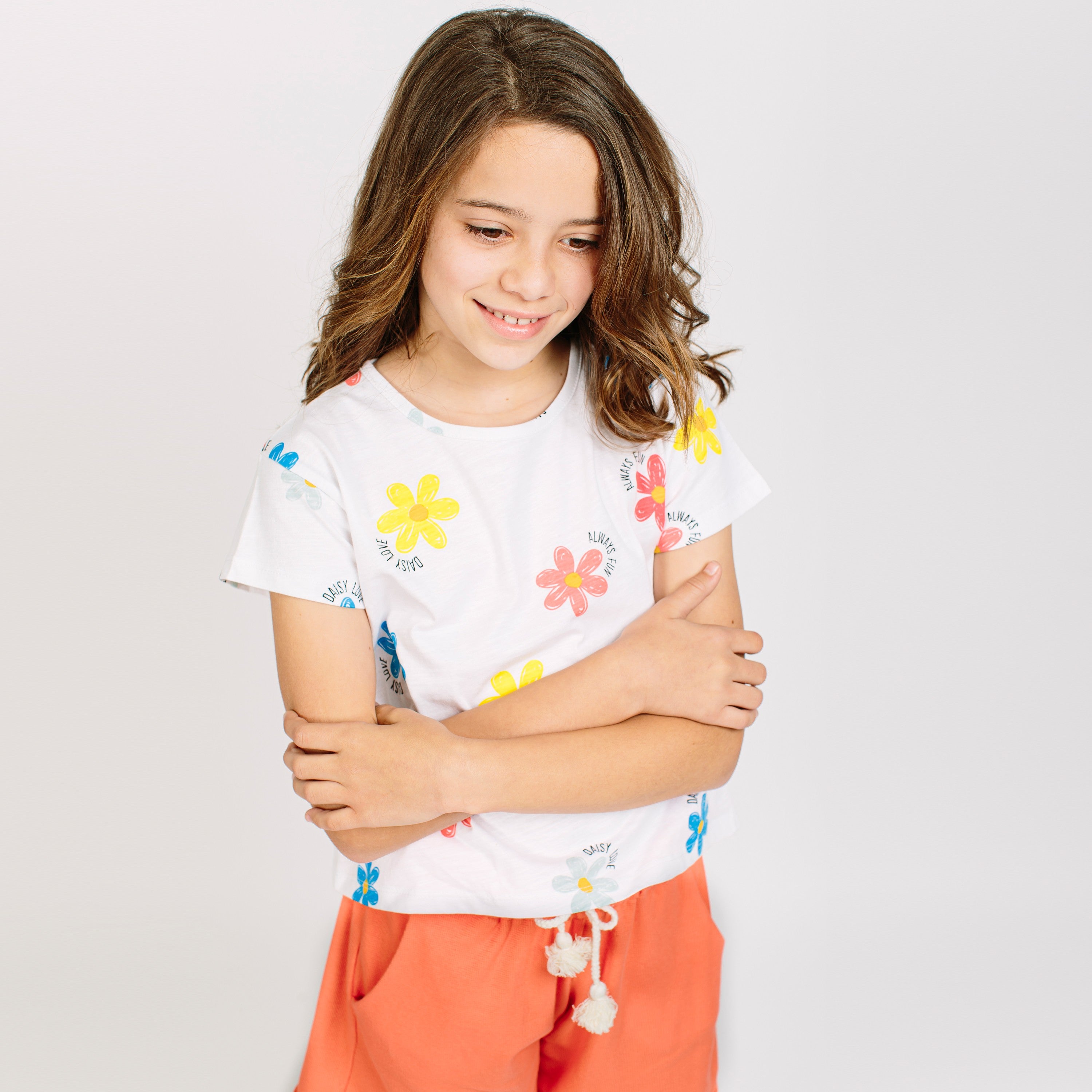 Camiseta de niña estampada VERANO/Outlet
