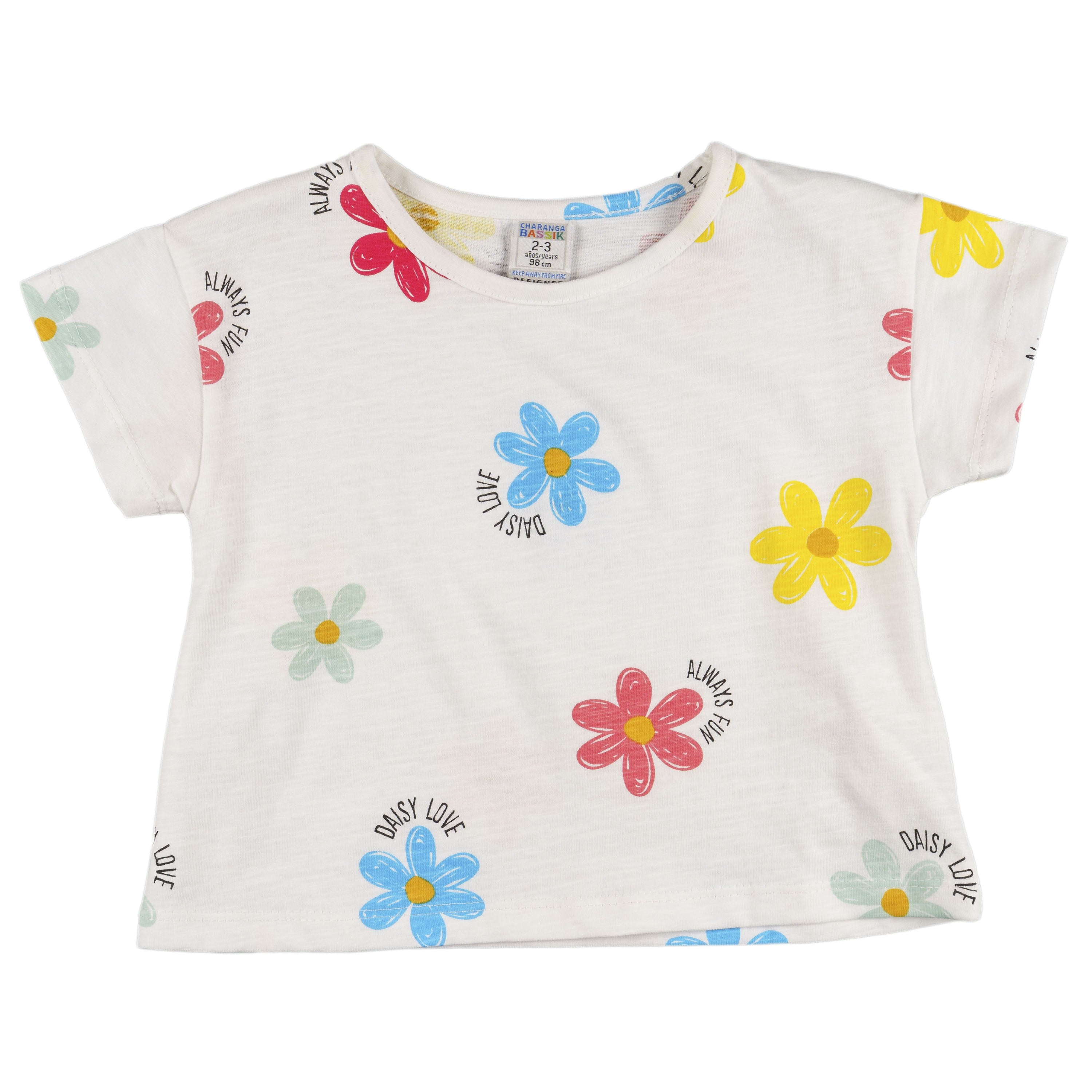 Camiseta de niña estampada VERANO/Outlet