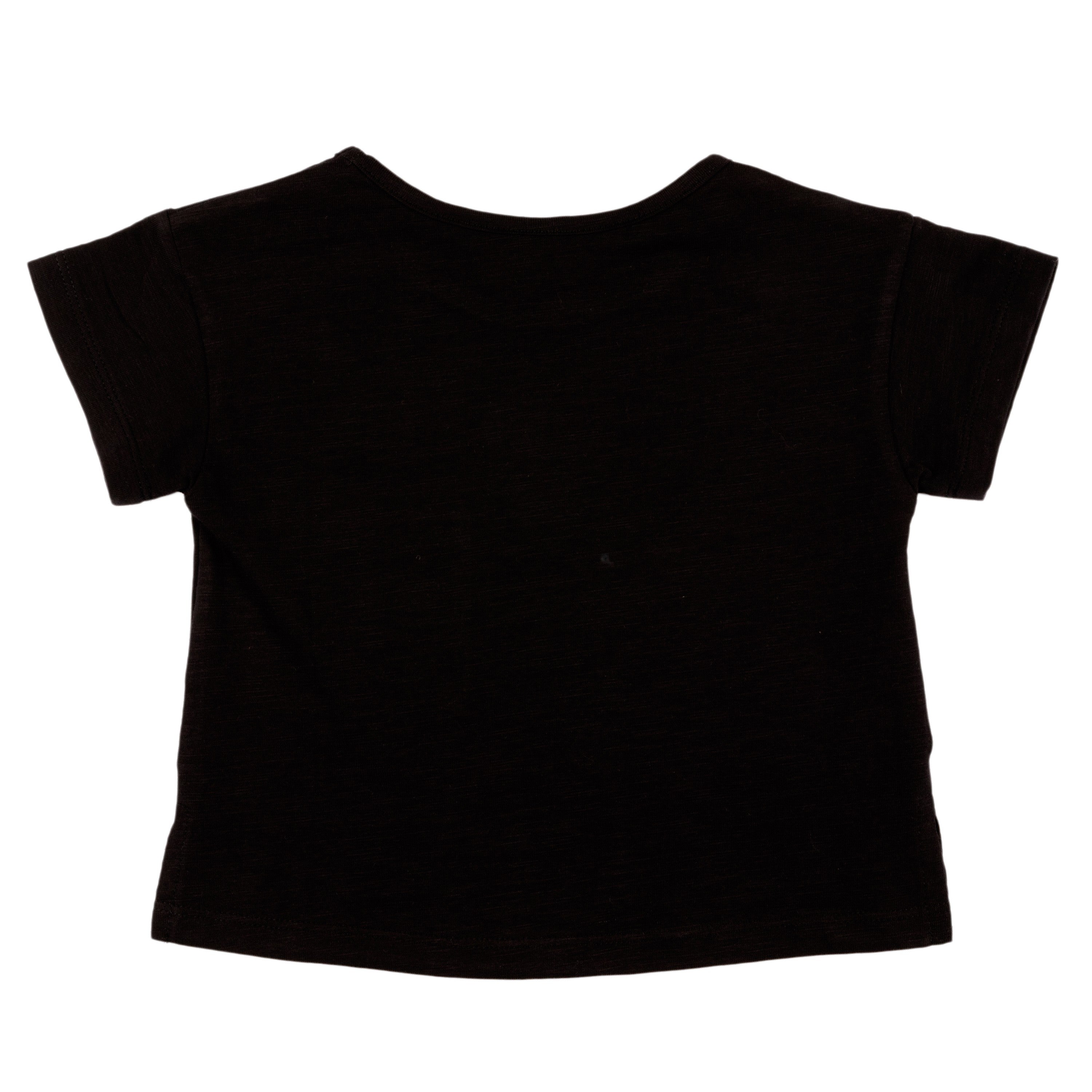 Camiseta de niña color negro VERANO/Outlet