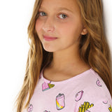 Camiseta de niña rosa VERANO/Outlet