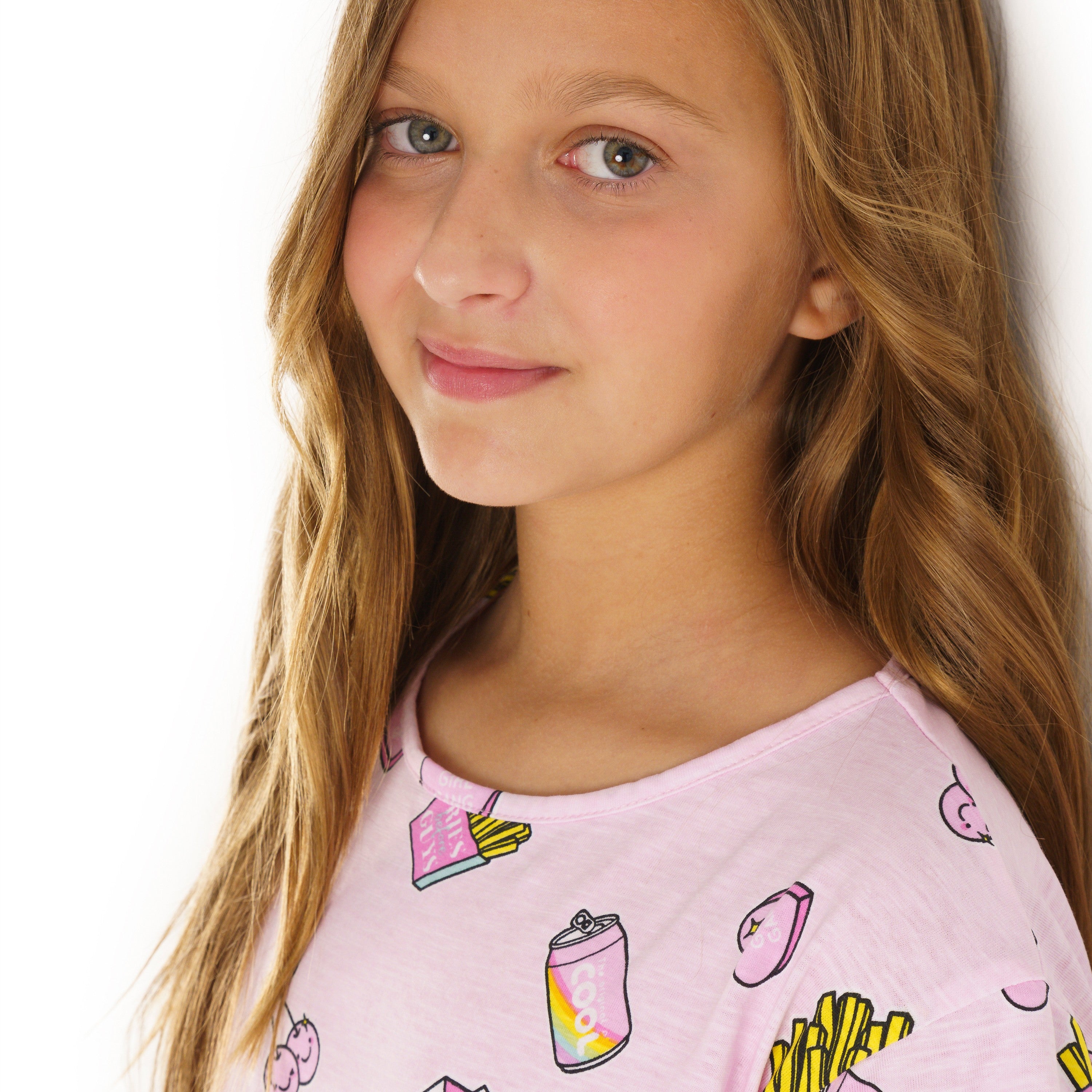 Camiseta de niña rosa VERANO/Outlet