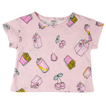Camiseta de niña rosa VERANO/Outlet