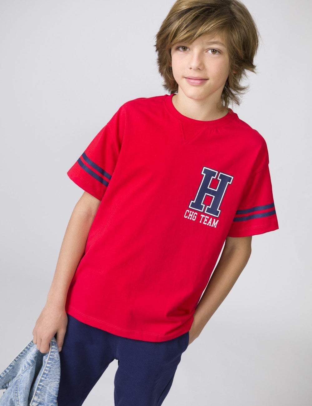 Camiseta de niño rojo VERANO/Charanga