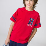 Camiseta de niño rojo VERANO/Charanga