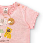 Camiseta de recién nacido naranja VERANO/Outlet