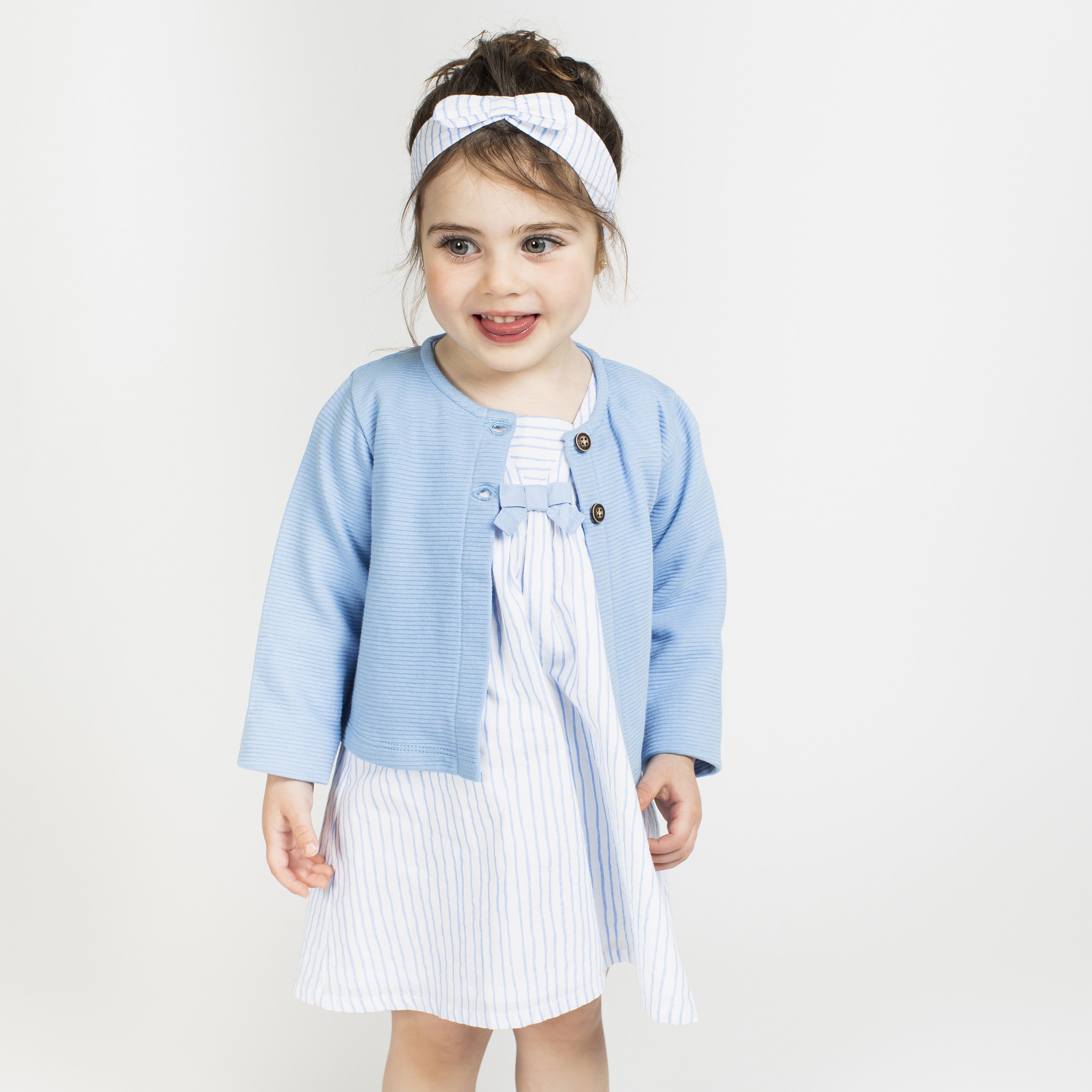 Blue baby cardigan Charanga