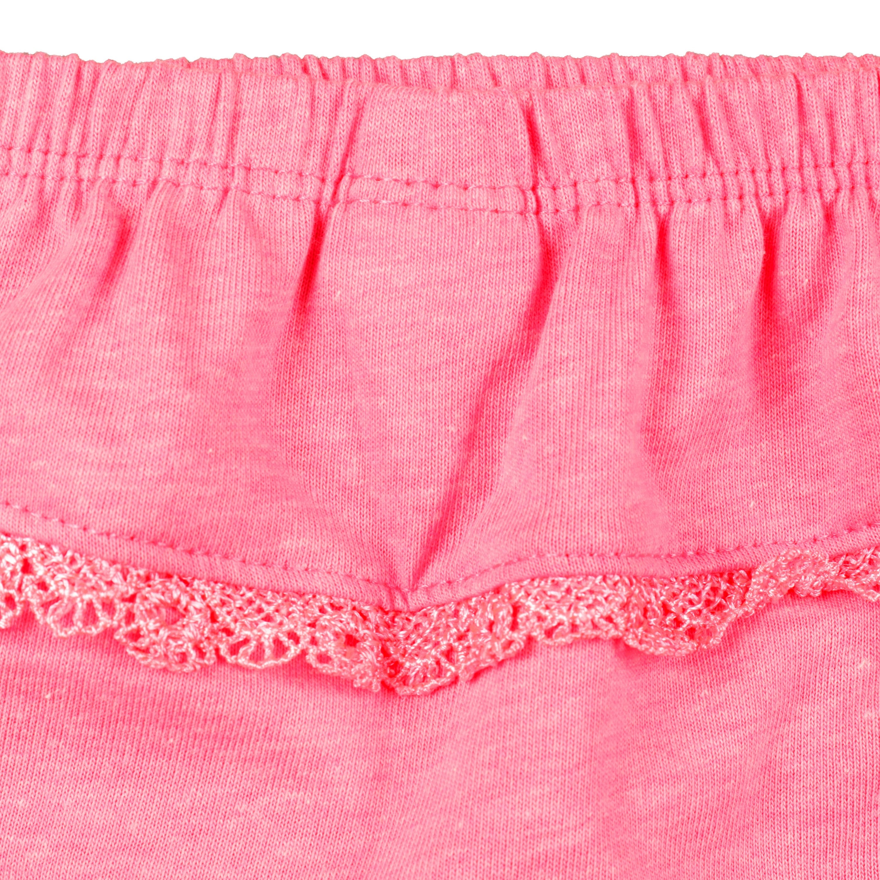 Conjunto de bebé blanco y rosa VERANO/Outlet