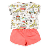 Conjunto de niña estampado VERANO/Outlet