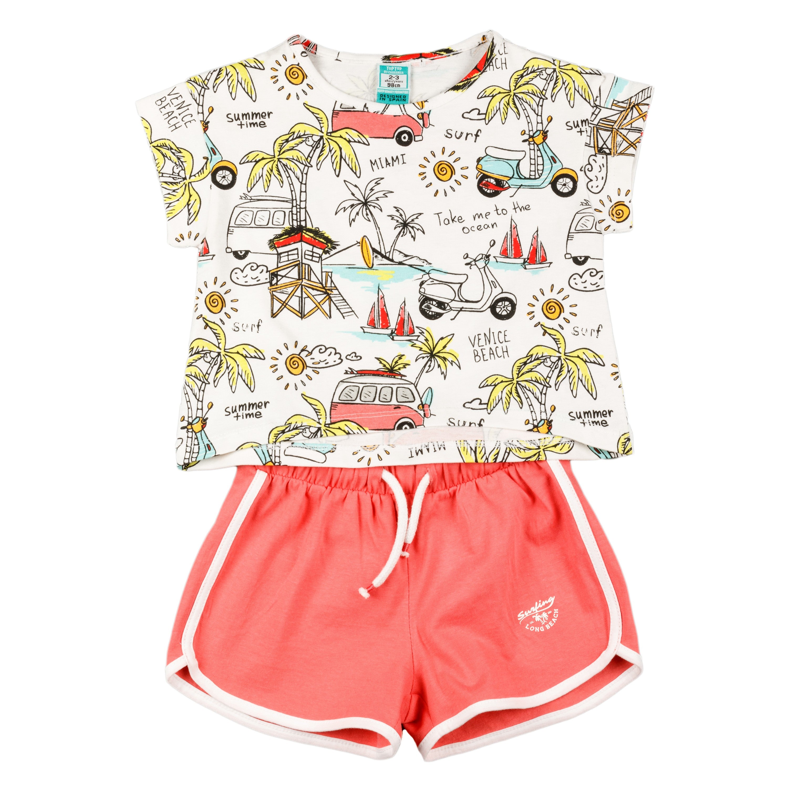 Conjunto de niña estampado VERANO/Outlet