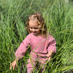 Jogger de niña rosa cómodo