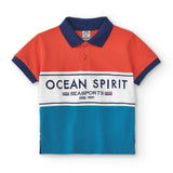 Polo de niño tricolor VERANO/Outlet