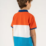 Polo de niño tricolor VERANO/Outlet