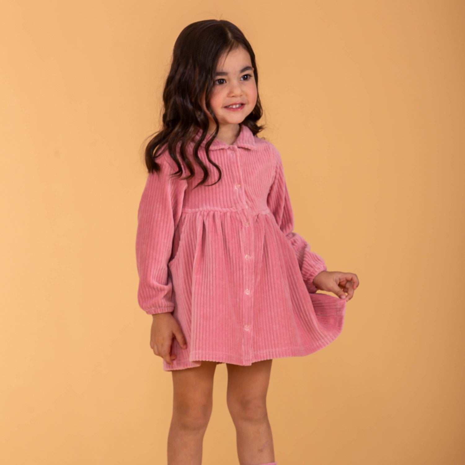 Vestidos discount rosado bebe