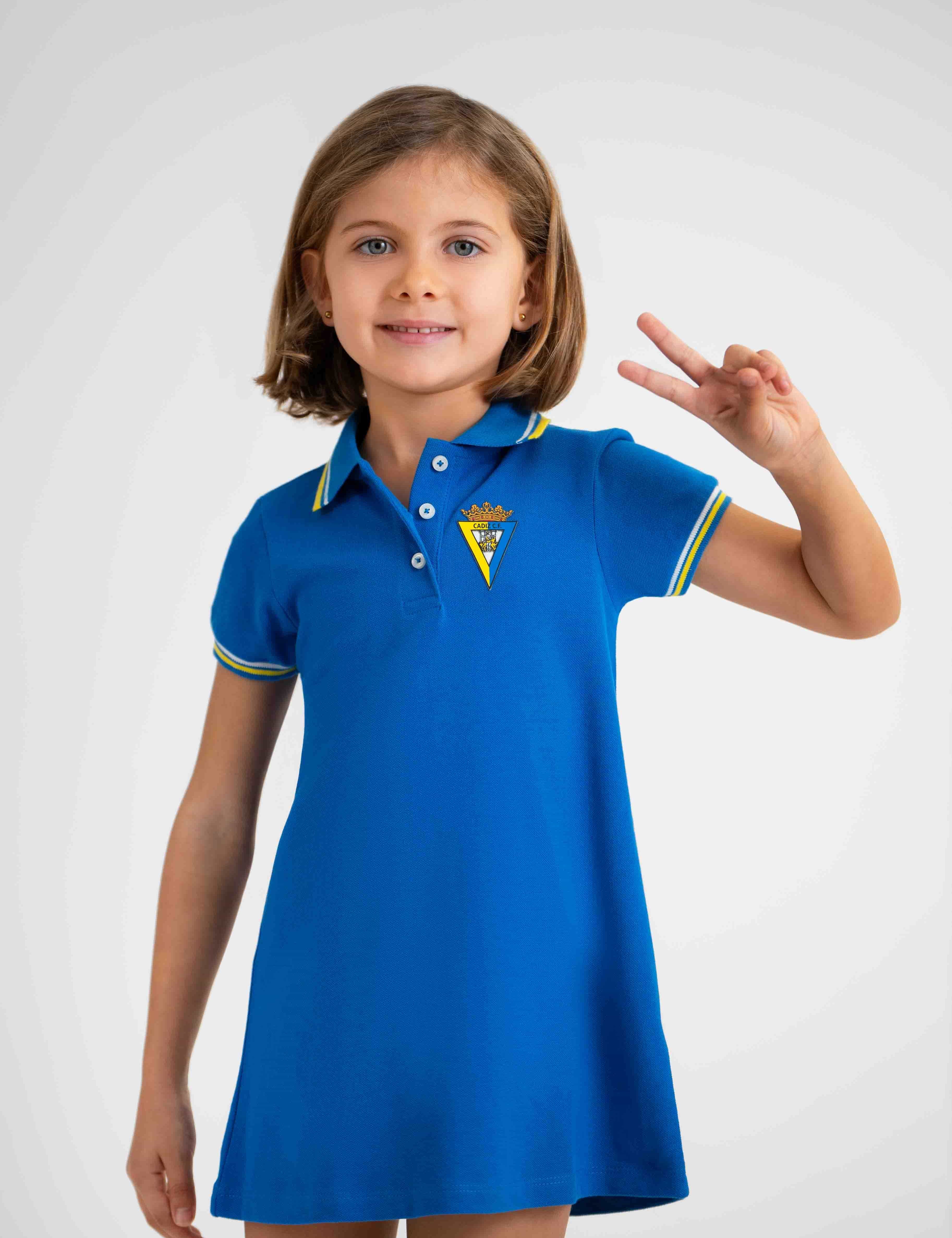 Vestido azul niña - Cádiz CF