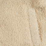 Abrigo de niña color crudo de borreguito Outlet