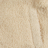 Abrigo de niña color crudo de borreguito Outlet