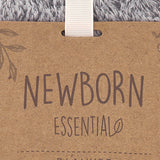 Manta de recién nacido en color girs de estrellas Outlet