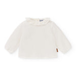 Blusa con mangas de bebé blanca Cocote & Charanga Charanga