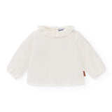 Blusa con mangas de bebé blanca Cocote & Charanga Charanga